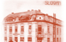 Hotel Slovan v iline na dobovej kresbe